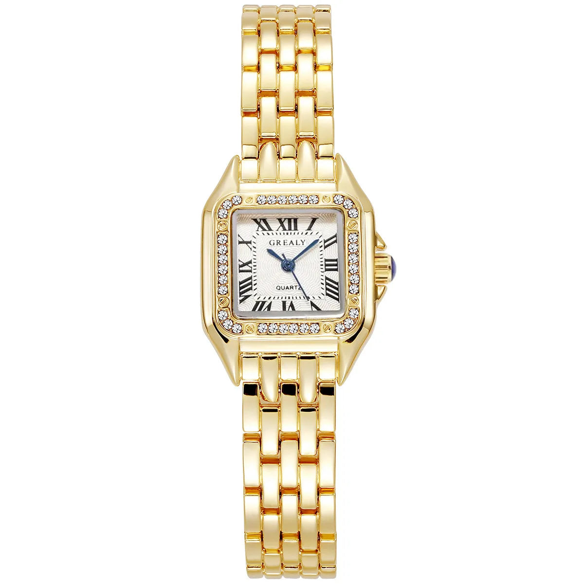 Women's Luxury Gold Quartz Watch – Elegant Stainless Steel Business Timepiece