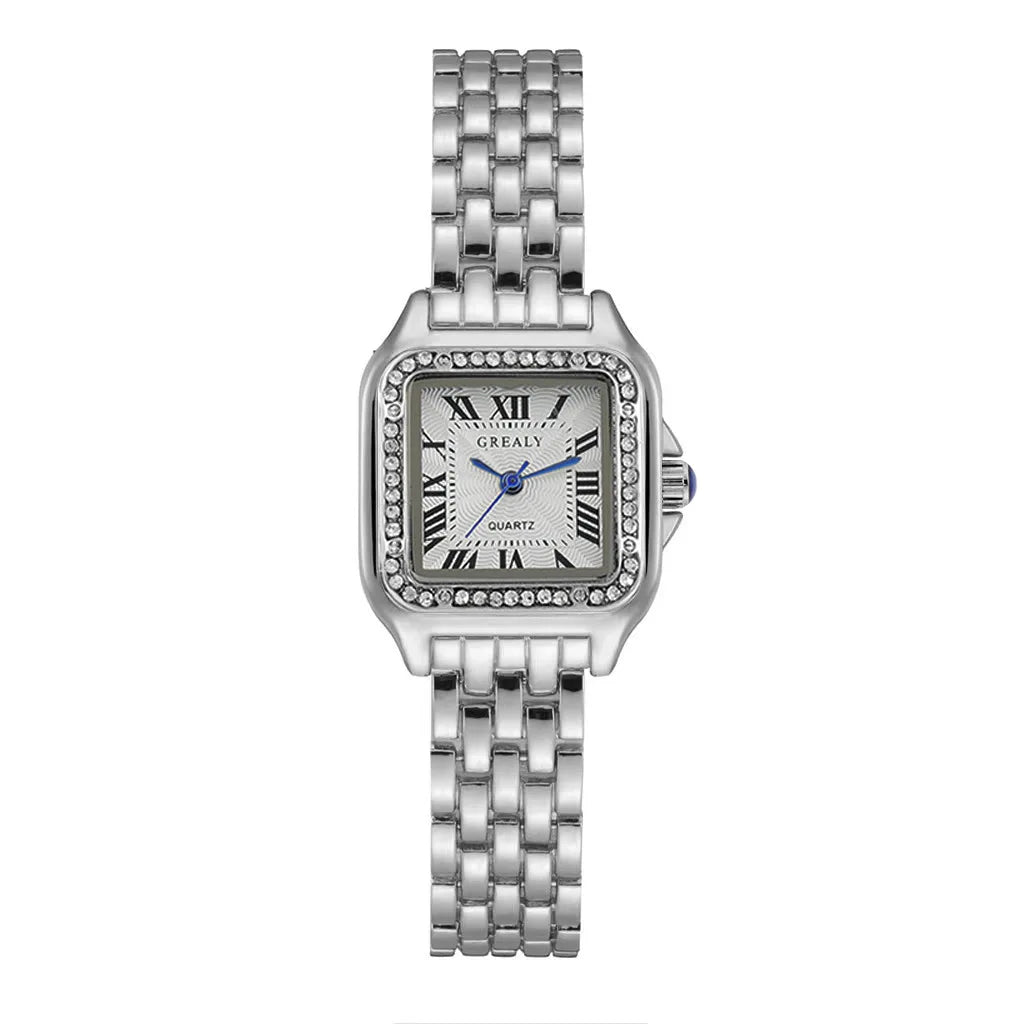 Women's Luxury Gold Quartz Watch – Elegant Stainless Steel Business Timepiece